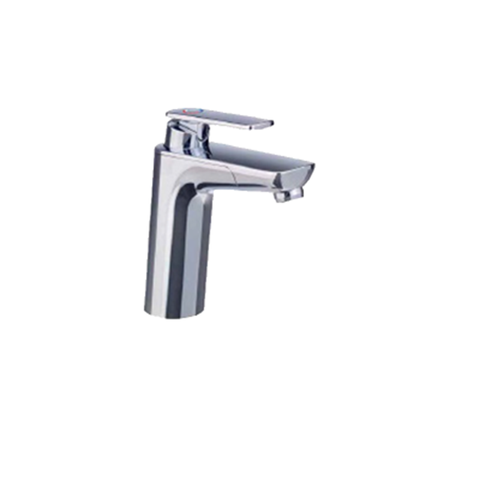 Vector E mixer tap with 25cm UniQuick pipe with push-fit ends and 33mm hole size
