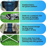 Liberty Blue Comfort Camping Chair