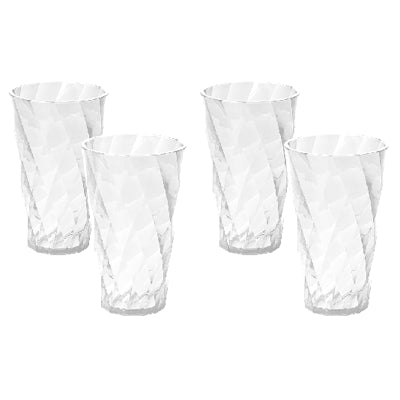 Omada Tritan Soft Drink Clear Glasses Set Of 4