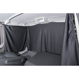 Ford Custom Van (V710) Cab curtain set Black / Black