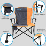 Liberty Folding Chair - Orange 'new for 2024' Camping