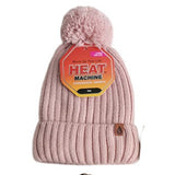 Heat Machine Ladies Rib Sherpa Lined Bobble Hat