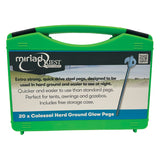 Colossal Hard Ground Glow Peg 20 Pack