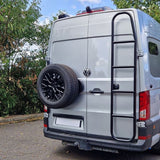 VW Crafter II MAN TGE steel rear door ladder