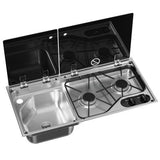 NEW Dometic Vision Combination unit, Left hand sink c/w Gas shut off Soft close