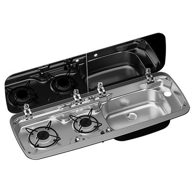 Dometic SMEV MO9222R 2 Burner Hob RH Sink Combi Unit