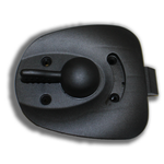 Hartal Left Hand Bar Grip Black Complete Lock suits West Alloy