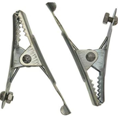 W4 25Amp Crocodile Clips 2 Pack