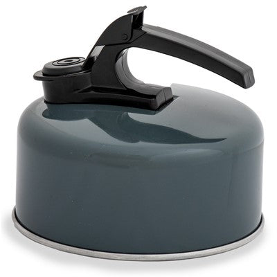 Olton Slate Aluminium Base Whistling Kettle (2L) Camping Caravan Motorhome