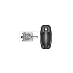 Hartal Left Hand Star Complete Lock, Black, suits HSC