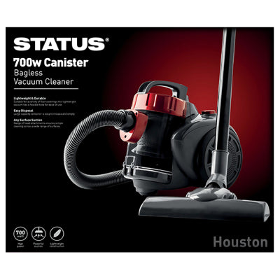Status Houston 700w Cannister Bagless Vacuum