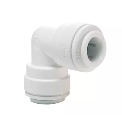 John Guest Equal Elbow - Gomito A T Per Tubo OD 1/4" (10,2 Mm), Raccordo In Acetalico, FDA
