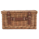 4 Person Classic Green Tweed Fitted Hamper
