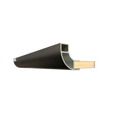 40mm Aluminium shelf profile open one side (order i multiples of 3)