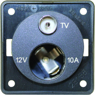 W4 12V Cigar Socket/Tv Point Anthracite