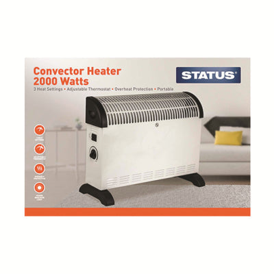 Status Convector Heater 2000W White – Camping HQ UK