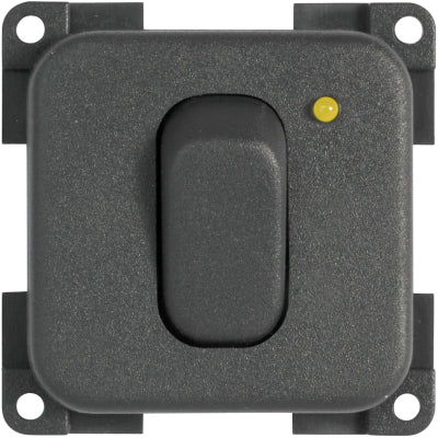 Cbe Grey Single Switch With Led