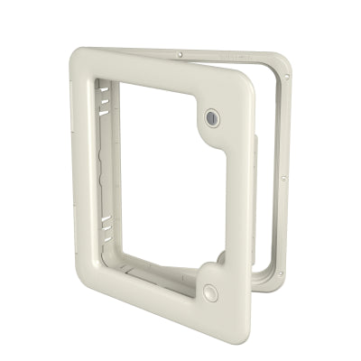 Thetford White Service Door 3 with 1 Lock & 1 Push Button