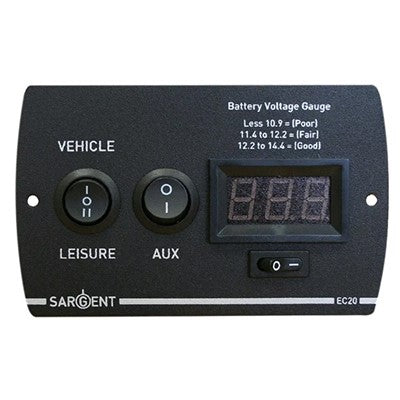 Sargent EC20 Battery Voltage Gauge Control Panel