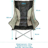 Liberty Grey Comfort Camping Chair