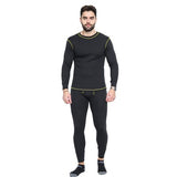 Mens Rough And Tough Thermal Long Sleeve Black Shirt (Mixed Sizes)