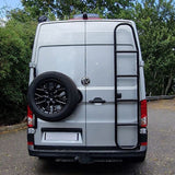 VW Crafter II MAN TGE steel rear door ladder