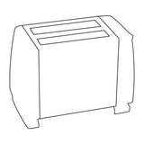 Pullman Low Wattage Polished Stainless Steel Toaster (2 Slice)