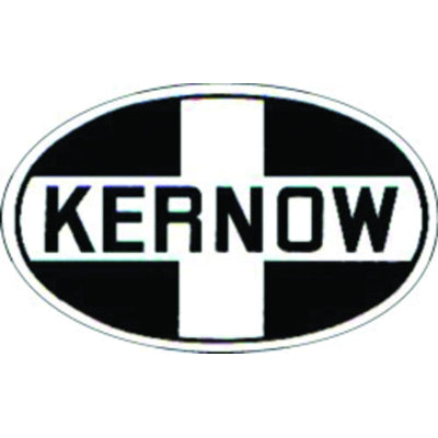 W4 Large Oval Kernow Sticker