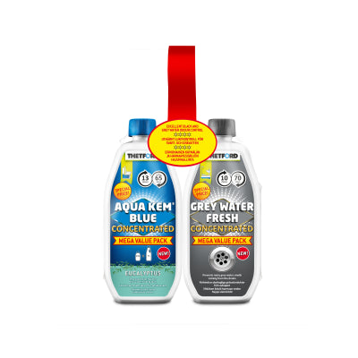 Thetford Aquachem Eucalyptus  Grey Water Fresh Concentrate duo pack bottles