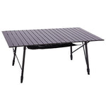 Quest Elite Colliford Slatted Black Table