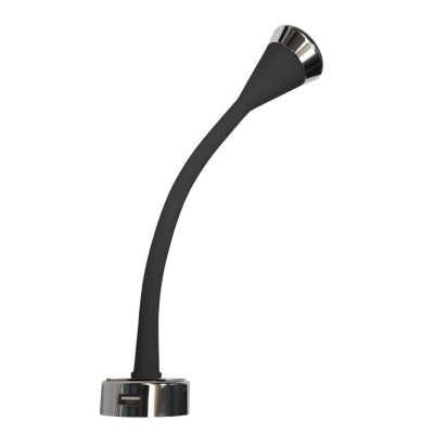 Dimatec Black Flexible Reading Light With Usb