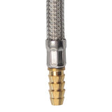 Dimatec 300mm Ribbed Flexi Tap Hose with Barbed End