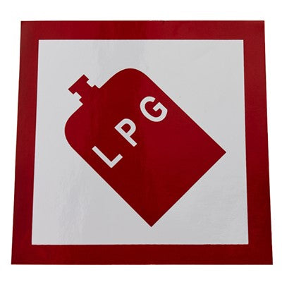 W4 LPG Sticker