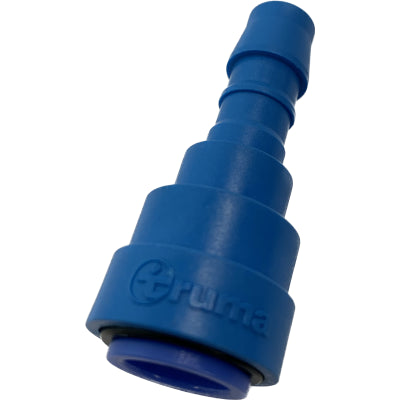 Truma push fit 12mm to 1/2 barb hose adaptor Pushfit converter & Thetford toilets
