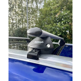 Summit Premium Aluminium Multi-Fit Roof Bars, Lockable, 1.07m