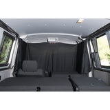Ford Custom Van (V710) Cab curtain set Black / Black