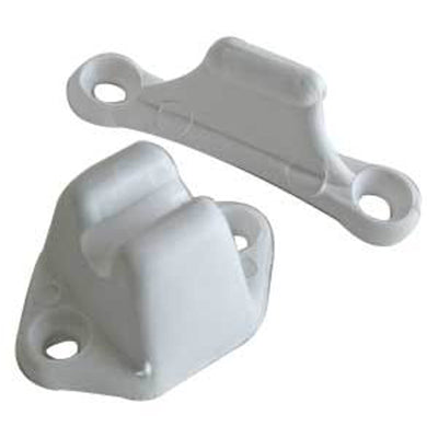 Fawo T-Bar Door Retainer 2 Part Grey Plastic