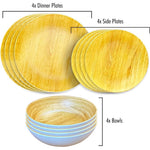 Liberty Sardinia 12 Piece Melamine Dinner Set