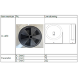 Liberty Spare Soft Tyre Wheel 220 X 70