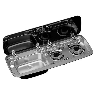 Dometic SMEV MO9222L 2 Burner Hob LH Sink Combi Unit