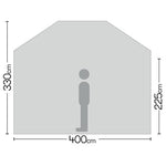 Quest Cairo 3m x 4m gazebo