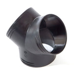 Whale Air Duct Fitting Equal Y Piece Black