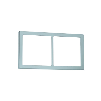 Fawo High Gloss Silver Chrome Double Frame