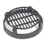 Whale Air Duct Fitting Fixed Grill 90mm Black