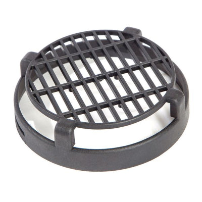 Whale Air Duct Fitting Fixed Grill 90mm Black