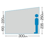 Pluto 2 XL Air Full Awning (946 - 980 : Size 8 : S)