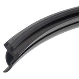 Hartal Rubber Door Seal Black (per metre)
