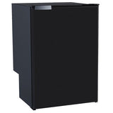 Vitrifrigo 115L front opening black door fridge with ice box