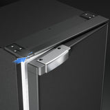90 LITRE BLACK CHROME LOCK FRIDGE
