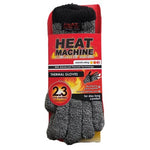 Mens grey marl thermal insulated gloves